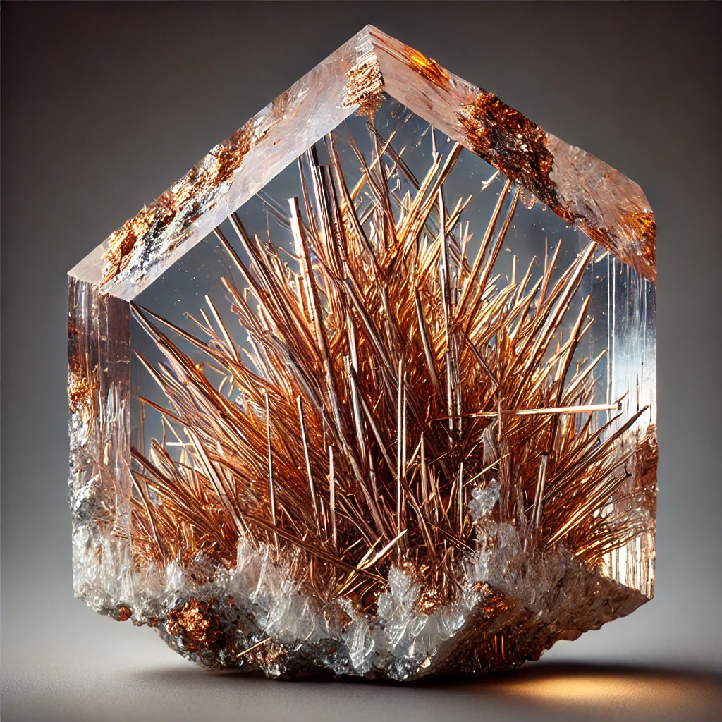 Copper Rutilated Quartz