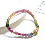 Natural Tourmaline Bracelet with Candy Colors