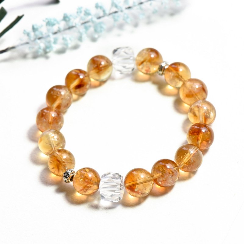 Natural Yellow Crystal Bracelet – Simple Yellow Ase Style