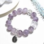 Natural Purple Rabbit Hair Amethyst Bracelet – Lavender Amethyst