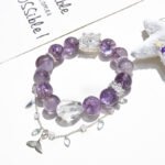 Natural Purple Asai Crystal Bracelet