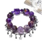 Natural Purple Phantom Quartz Bracelet