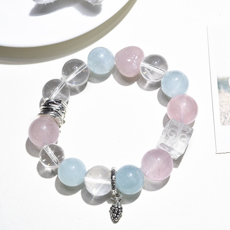 Natural Multi-Color Crystal Bracelet