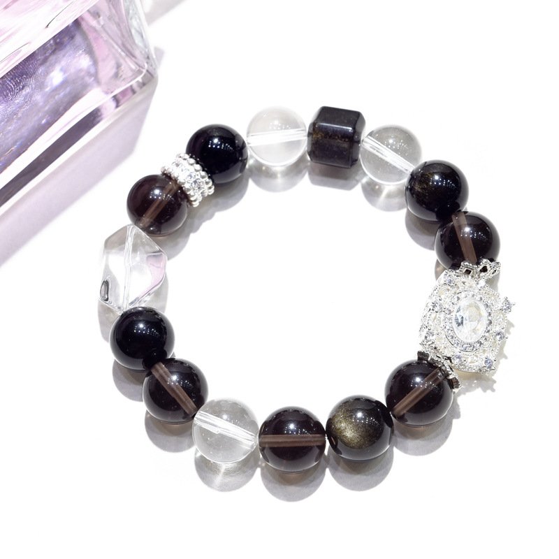 Original Natural Black Obsidian Bracelet