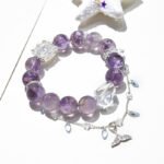 Natural Purple Asai Crystal Bracelet