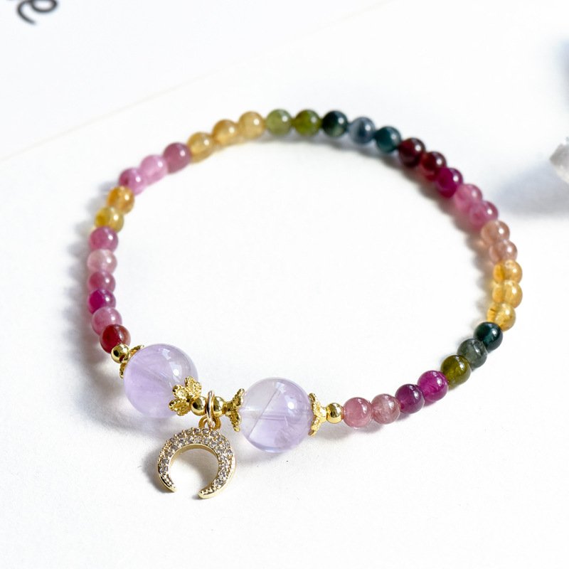 Natural Tourmaline Star Bracelet