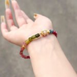 Natural Tourmaline Bracelet with Candy Colors