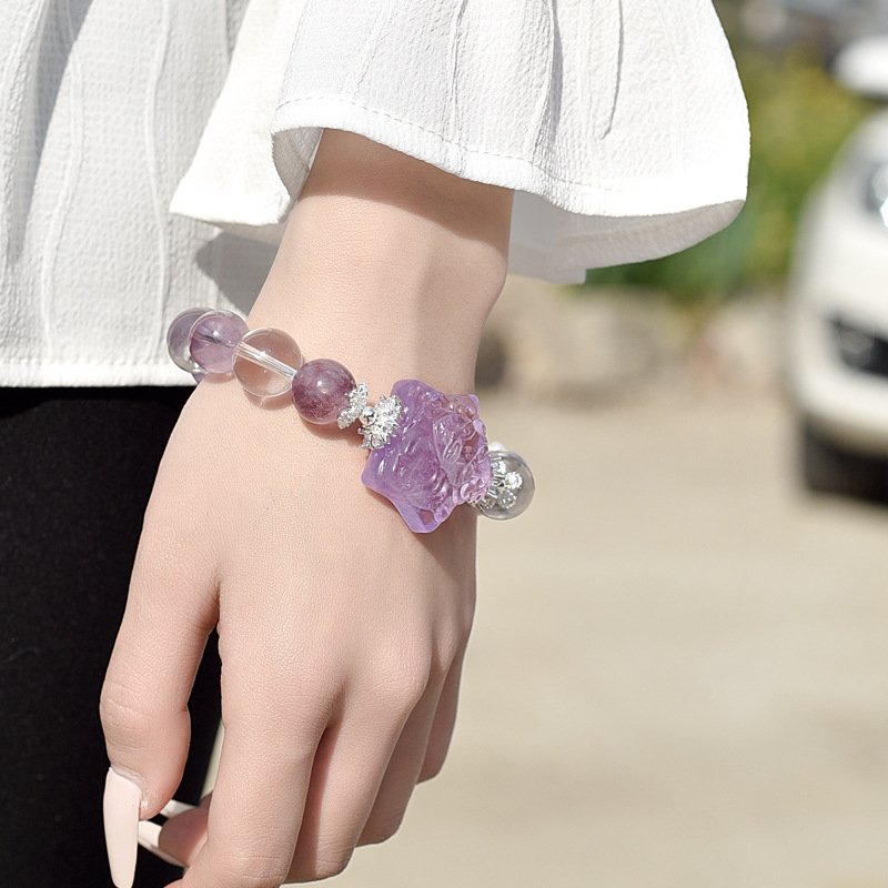 Natural Amethyst Bracelet