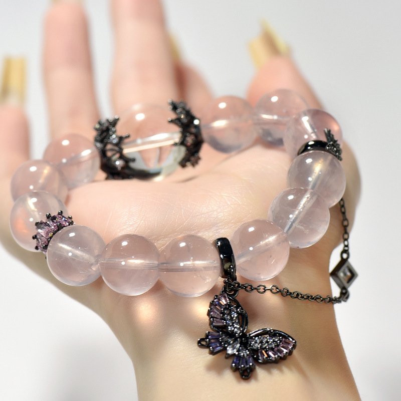 Starry Rose Quartz Bracelet