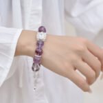 Natural Purple Asai Crystal Bracelet