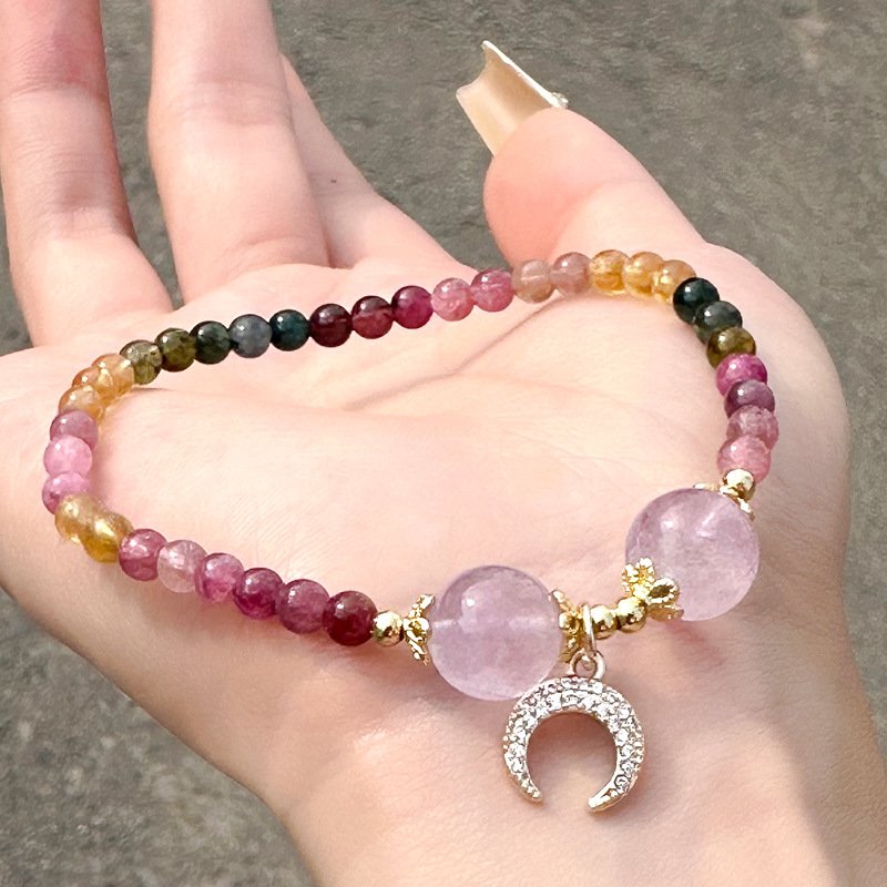 Natural Tourmaline Star Bracelet