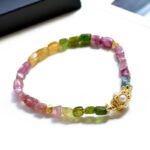 Natural Tourmaline Bracelet with Candy Colors