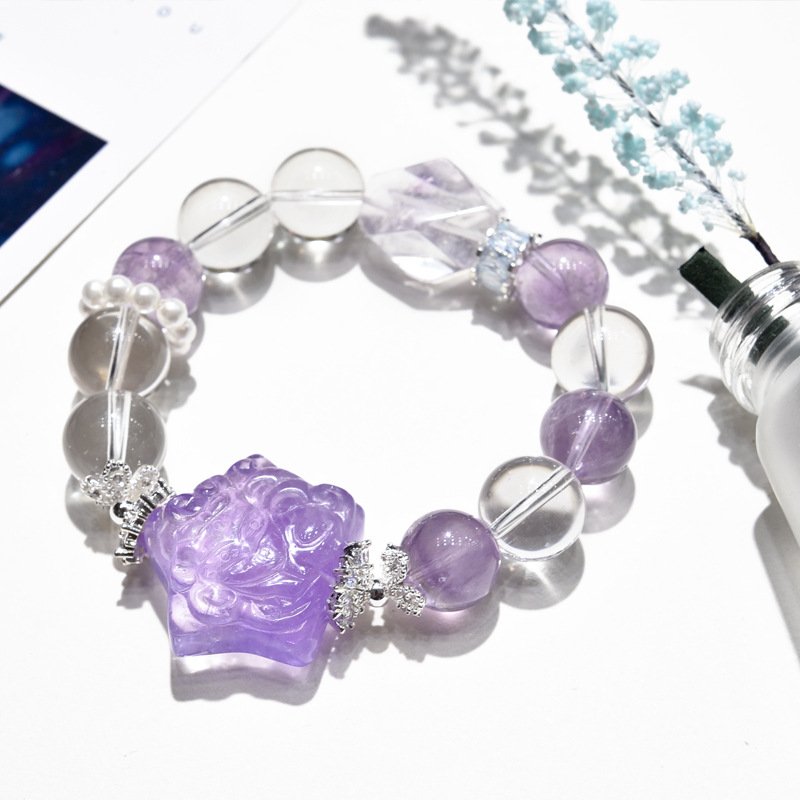 Natural Amethyst Bracelet