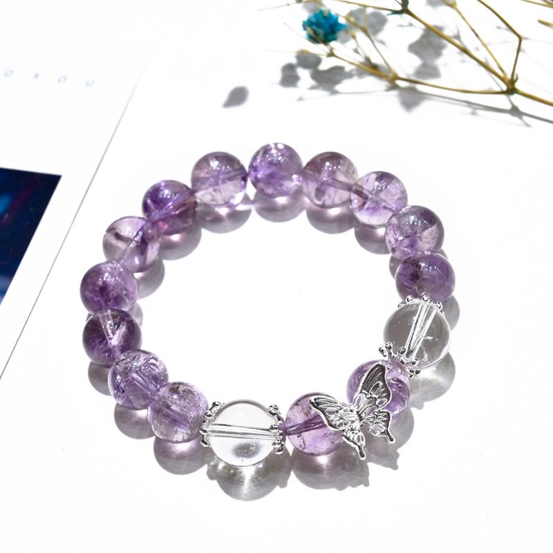 Natural Purple Amethyst Bracelet