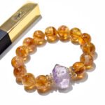 Natural Yellow Aese Crystal Bracelet – Elegant & Minimalist