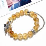 Natural Yellow Assay Crystal Bracelet