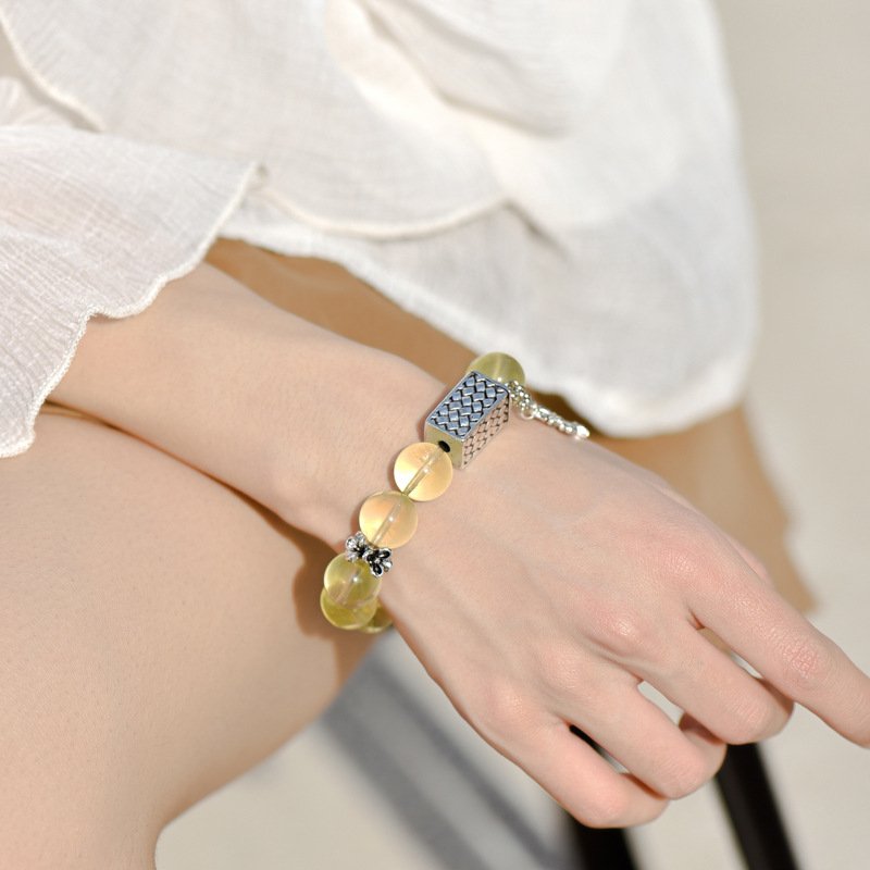 Original Natural Yellow Crystal Bracelet