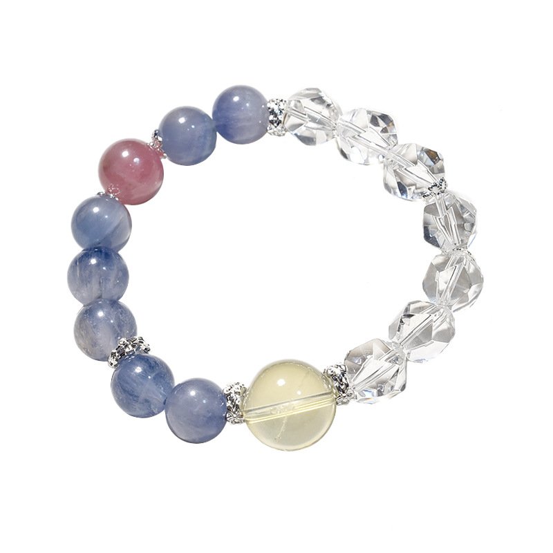 Natural Fluorite Bead Bracelet