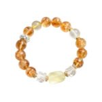 Natural Yellow Asai Crystal Bracelet