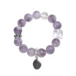 Natural Purple Rabbit Hair Amethyst Bracelet – Lavender Amethyst