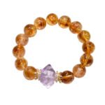 Natural Yellow Aese Crystal Bracelet – Elegant & Minimalist