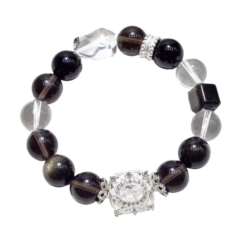 Original Natural Black Obsidian Bracelet