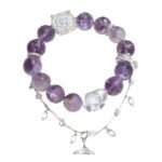 Natural Purple Asai Crystal Bracelet