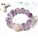 Original Natural Purple Rabbit Hair Bracelet