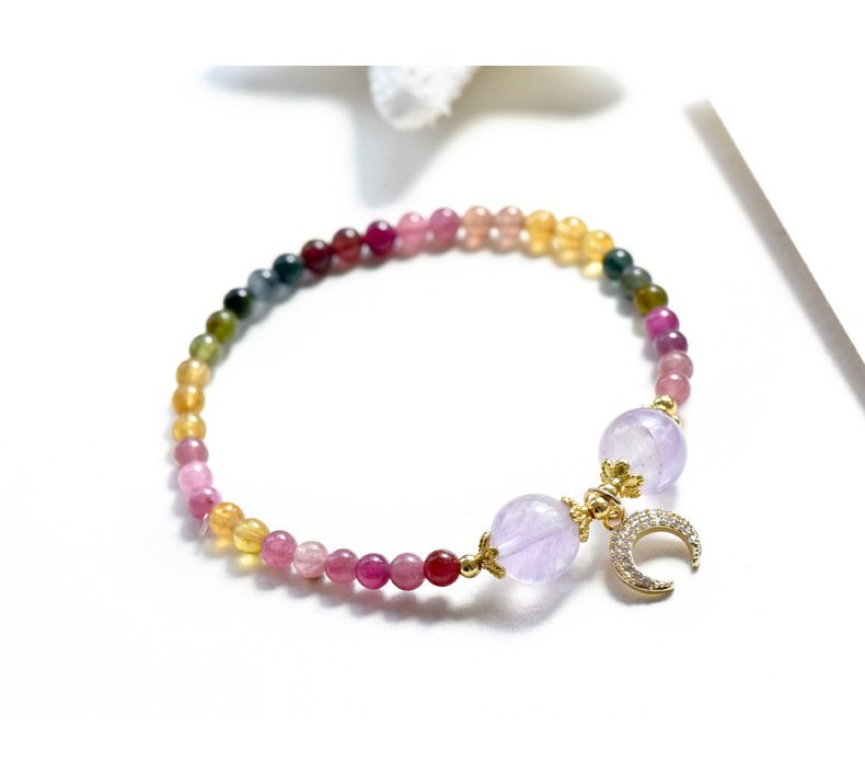 Natural Tourmaline Star Bracelet