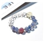 Natural Fluorite Bead Bracelet