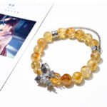 Natural Yellow Assay Crystal Bracelet