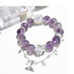 Natural Purple Asai Crystal Bracelet