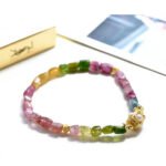 Natural Tourmaline Bracelet with Candy Colors