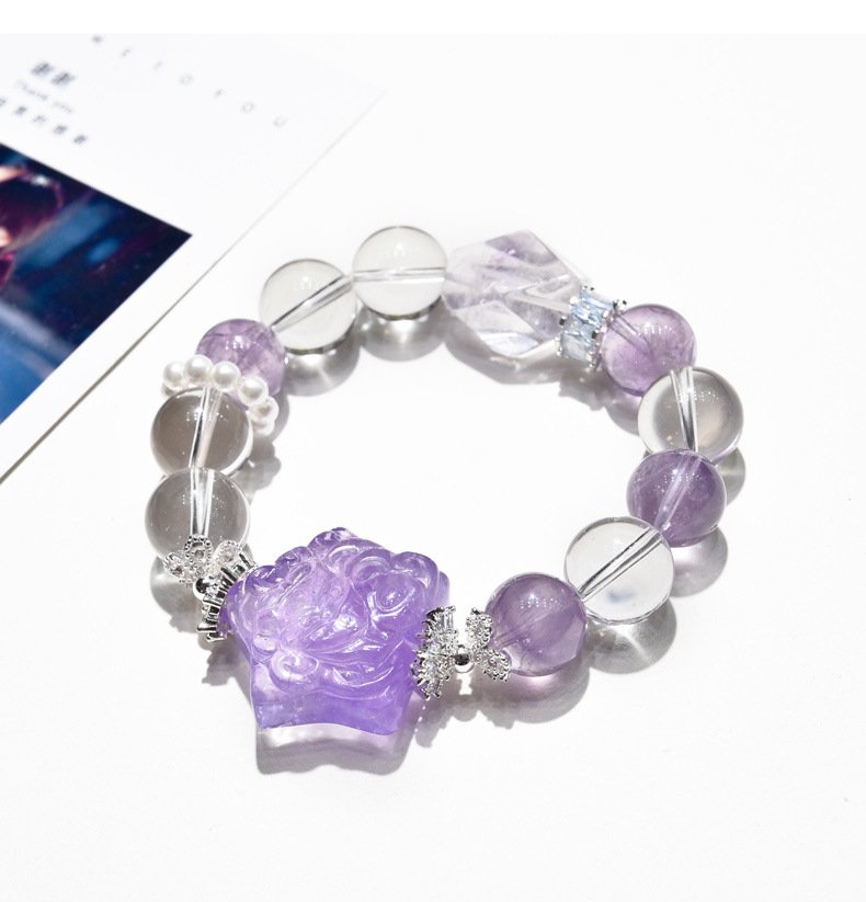 Natural Amethyst Bracelet